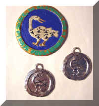 Scribal Coin with Scribal Pendants